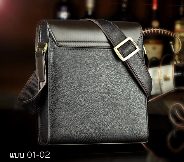 กระเป๋าหนังสะพายข้างใส่เอกสาร ใส่ของได้เยอะ